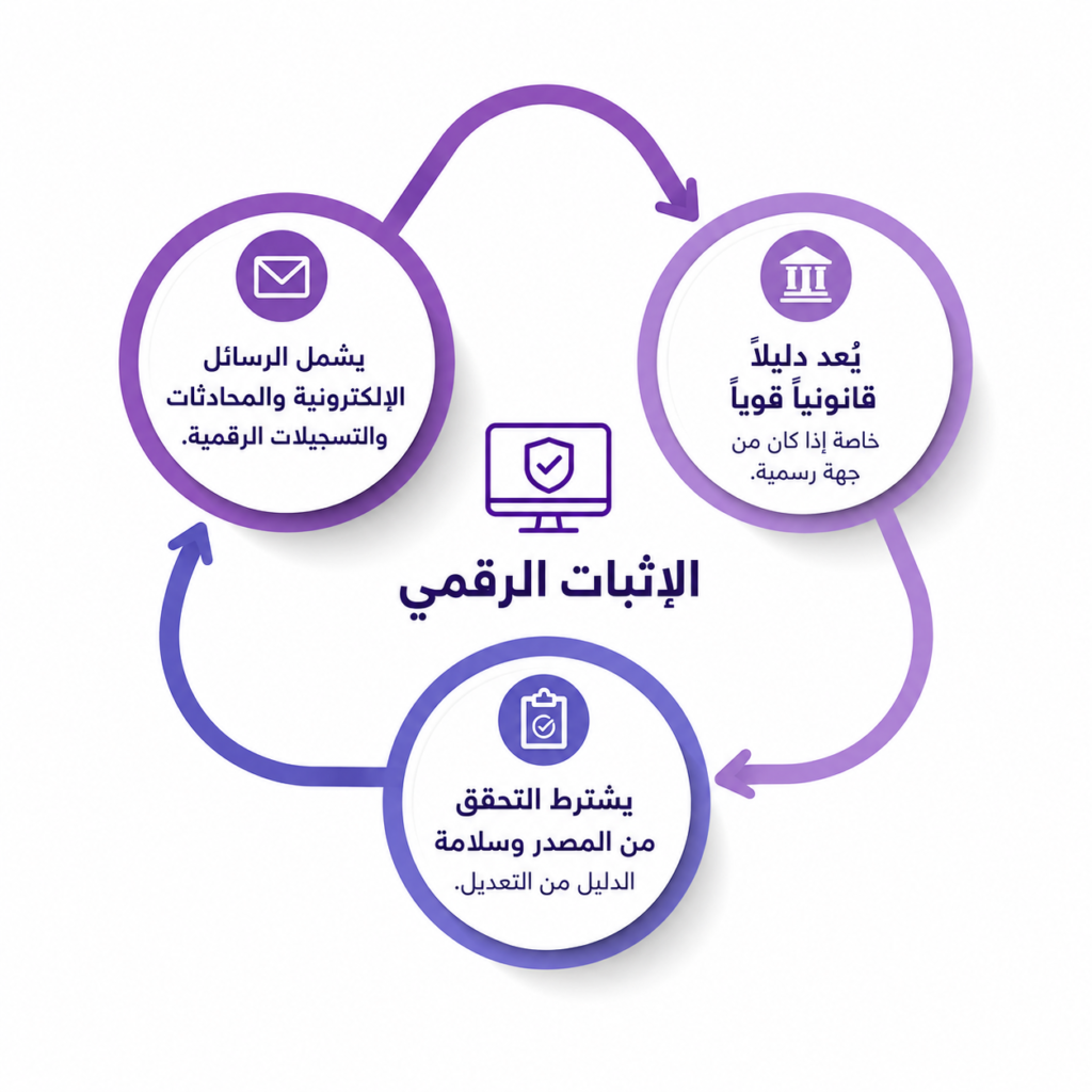 الإثبات الرقمي في السعودية