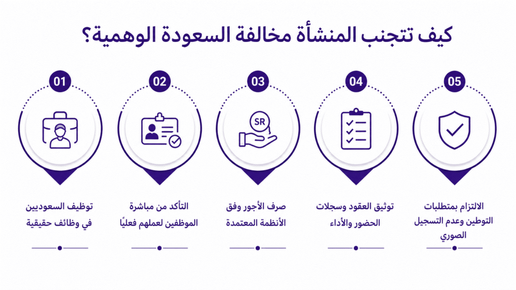 كيف تتجنب المنشأة المخالفة؟