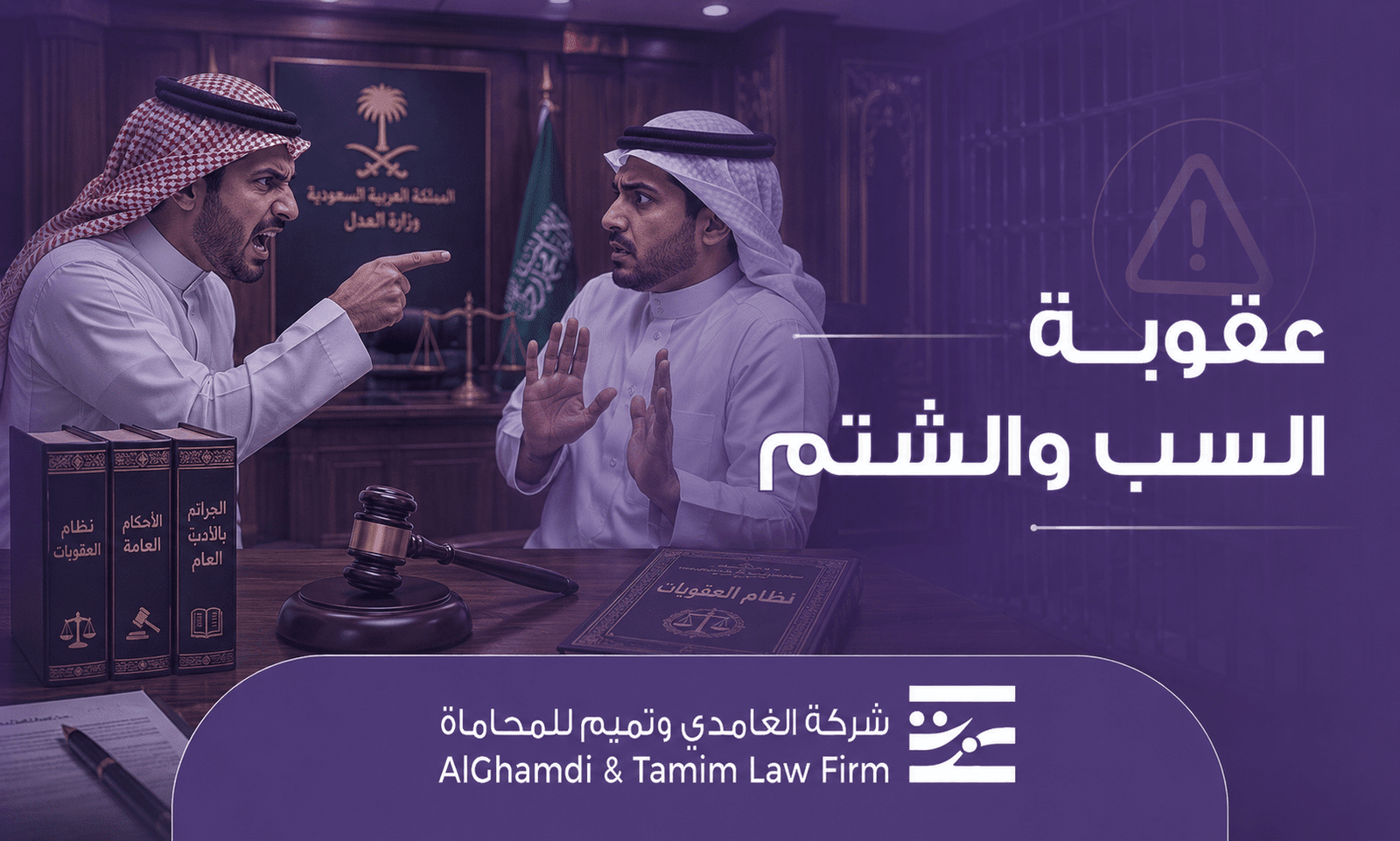 عقوبة السب والشتم في السعودية